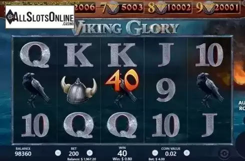 Win Screen 1. Viking Glory from Pariplay