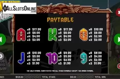 Paytable 2. Viking Hoard from CORE Gaming