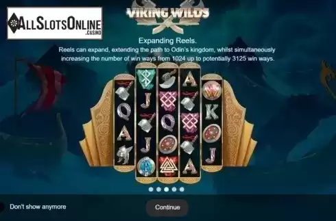 Start Screen. Viking Wilds from IronDog