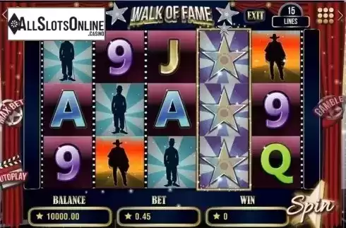 Screen4. Walk of Fame from Booming Games