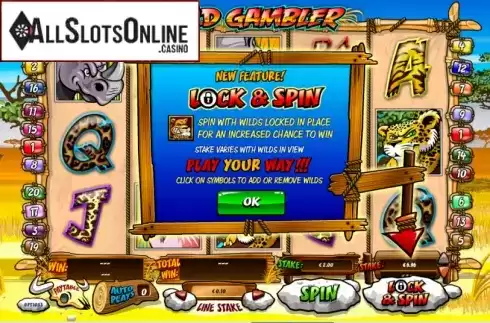 Screen2. Wild Gambler from Playtech