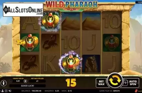 Win screen 2. Wild Pharaoh from Swintt