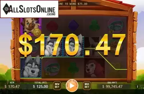 Win Screen. Won Won Rich from KA Gaming