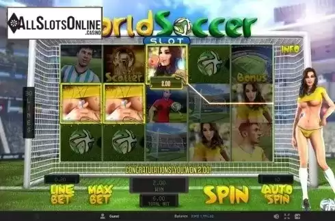 Screen 3. World Soccer (GamePlay) from GamePlay