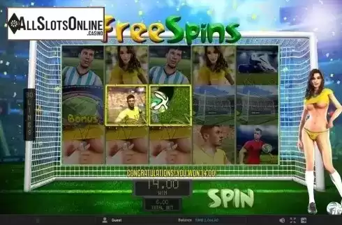 Screen 8. World Soccer (GamePlay) from GamePlay