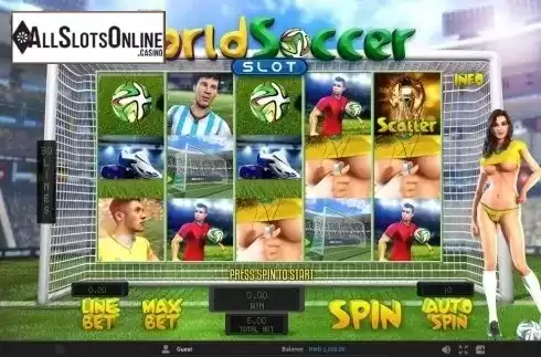 Screen 1. World Soccer (GamePlay) from GamePlay
