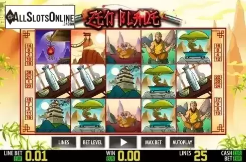 Game reels. Zen Blade HD from World Match