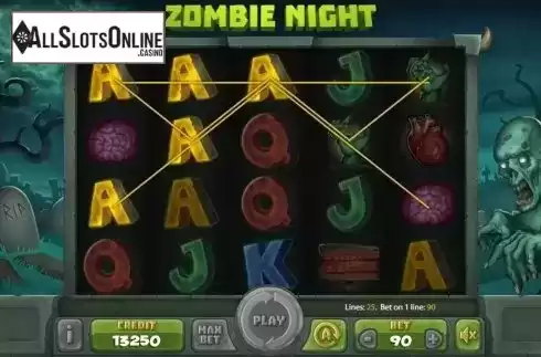 Game workflow 2. Zombie Night from X Card