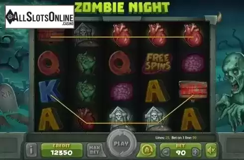 Game workflow 3. Zombie Night from X Card