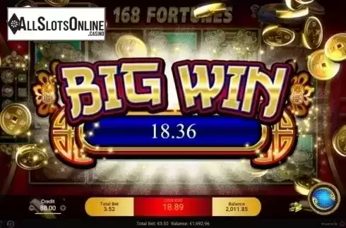 Big Win. 168 Fortunes from Spadegaming