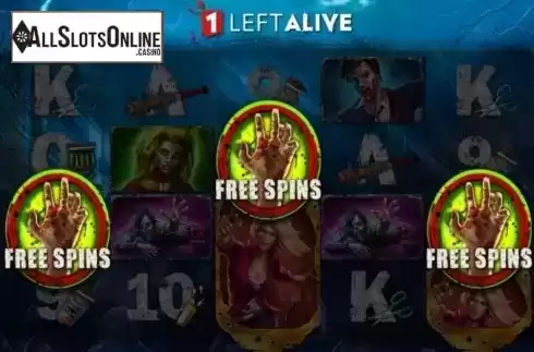 Free Spins 1. 1 Left Alive from 4ThePlayer
