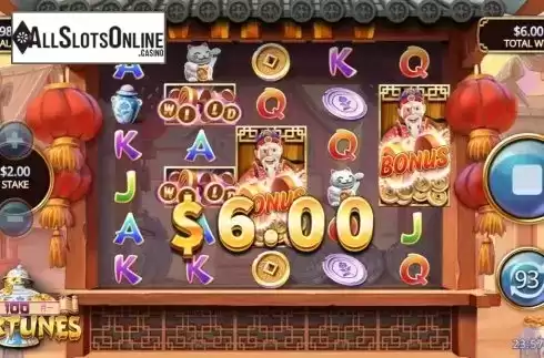 Win Screen 3. 100 Fortunes from Northern Lights Gaming