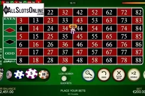 Golden Chip 4. 101 Roulette from Playtech