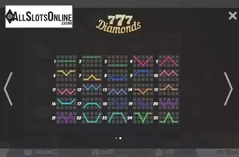 Screen3. 777 Diamonds from MrSlotty