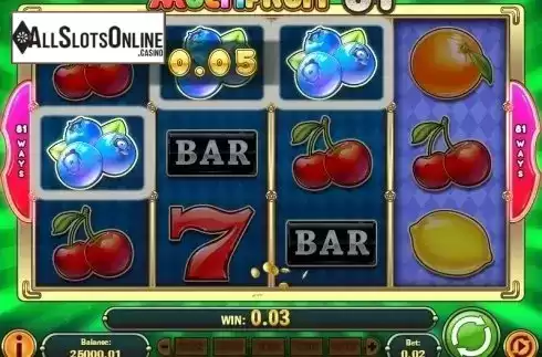 Screen 4. MultiFruit 81 from Play'n Go