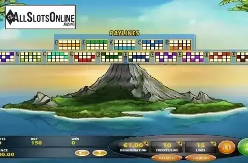 Paylines. Mystic Island from IGT
