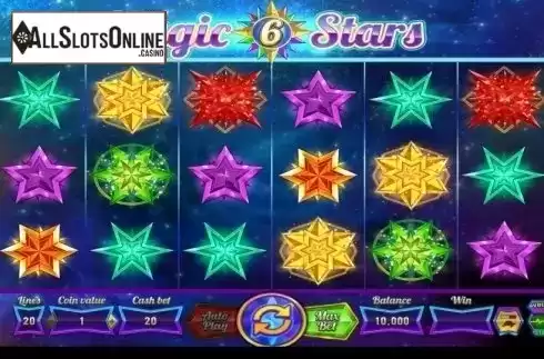 Reel Screen. Magic Stars 6 from Wazdan