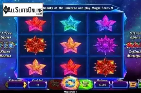 Reel Screen. Magic Stars 9 from Wazdan