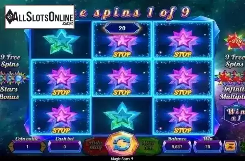 Free Spins 2. Magic Stars 9 from Wazdan
