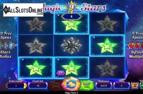 Win Screen 1. Magic Stars 9 from Wazdan