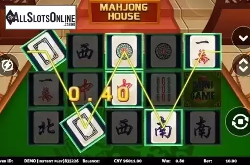 Win Screen. Mahjong House from Triple Profits Games