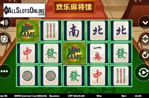 Reel Screen. Mahjong House from Triple Profits Games