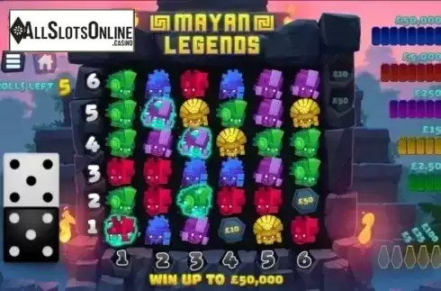 Reel Screen. Mayan Legends from Instant Win Gaming