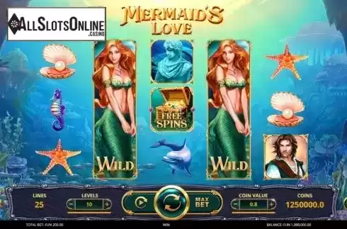Reel Screen. Mermaid's Love from Leap Gaming