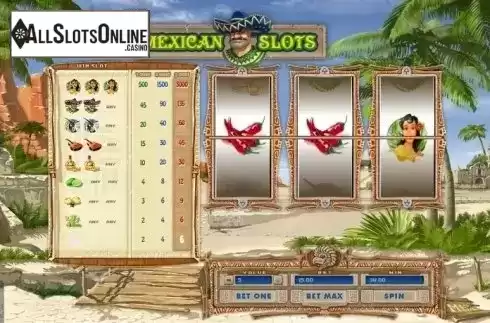 Win Screen . Mexican Slots from GamesOS