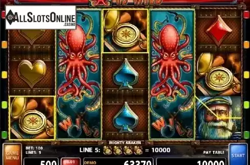 Screen 4. Mighty Kraken from Casino Technology