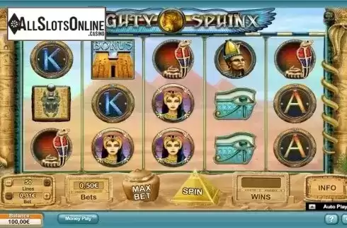 Screen 1. Mighty Sphinx from NeoGames