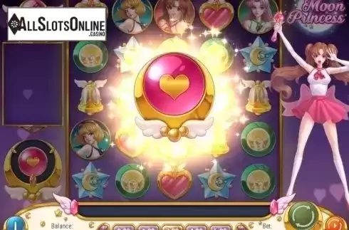Love bonus screen. Moon Princess from Play'n Go