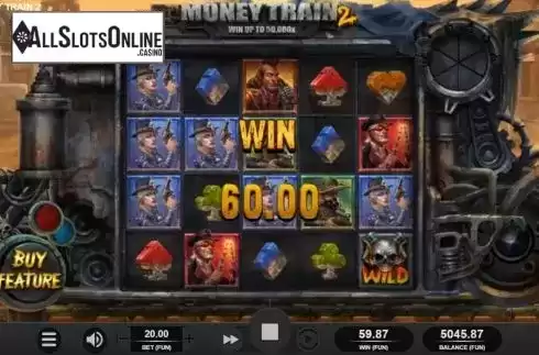 Win Screen 1. Money Train 2 from Relax Gaming