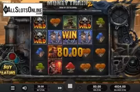 Win Screen 2. Money Train 2 from Relax Gaming