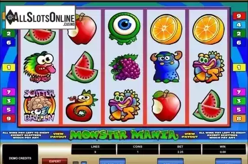 Screen3. Monster Mania from Microgaming