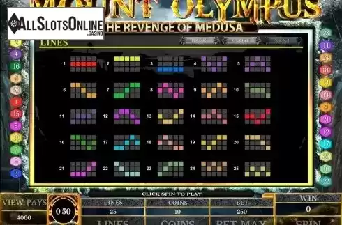 Screen5. Mount Olympus from Microgaming