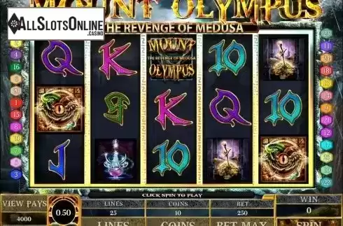 Screen6. Mount Olympus from Microgaming