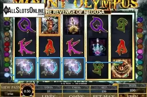 Screen8. Mount Olympus from Microgaming