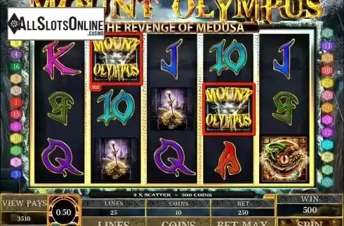 Screen9. Mount Olympus from Microgaming