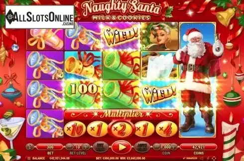 Win Screen 2. Naughty Santa from Habanero