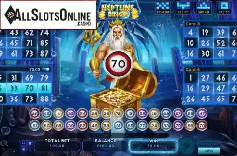 Win Screen 2. Neptune Bingo from EAgaming