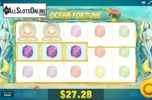 Screen 2. Ocean Fortune (Red Tiger) from Red Tiger