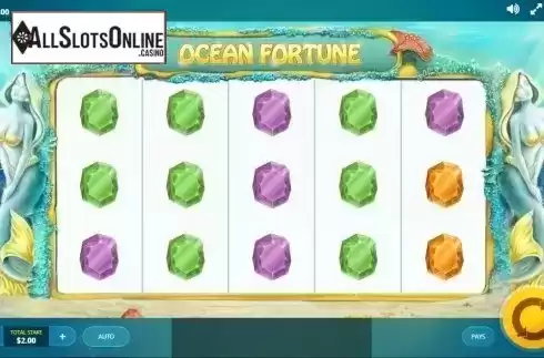 Screen 1. Ocean Fortune (Red Tiger) from Red Tiger