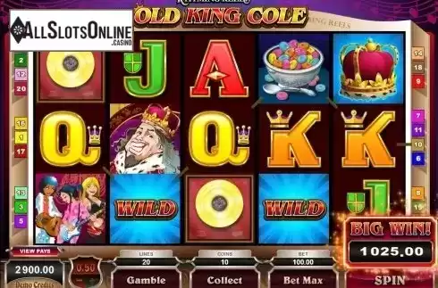 Screen9. Old King Cole from Microgaming