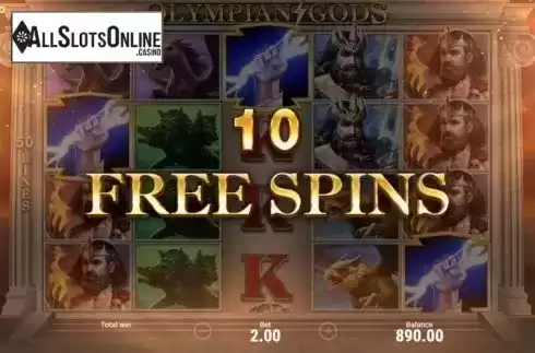 Free Spins 1. Olympian Gods from Booongo