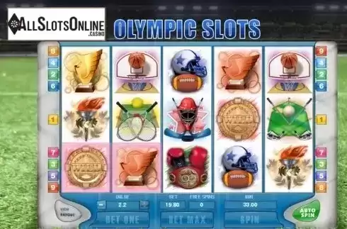 Win Screen 2. Olympic Slots from GamesOS