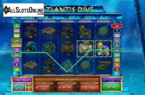 Win Screen 2. Atlantis Dive from GamesOS