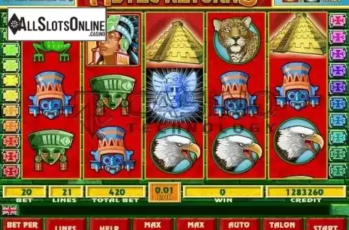 Screen3. Aztec Returns from Casino Technology