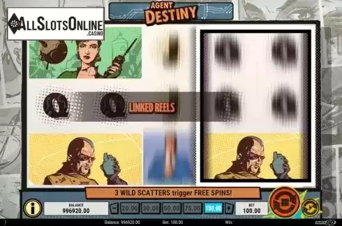 Linked Reels. Agent Destiny from Play'n Go