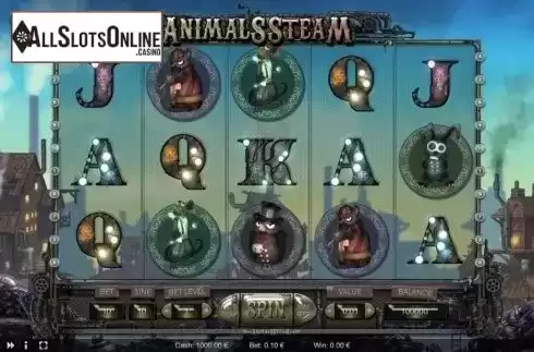 Reel screen. Animals Steam from Thunderspin